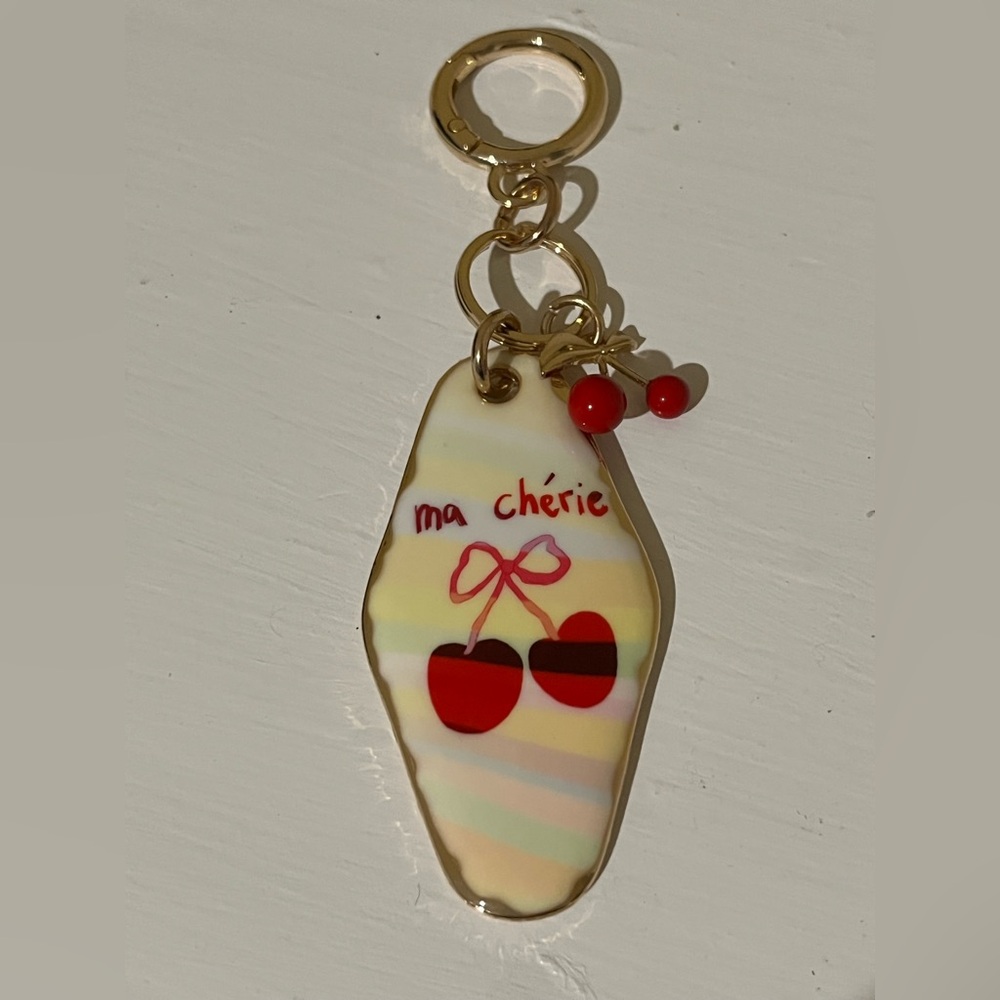Piper K Ma Chérie Cherry Keychain/Bag Charm